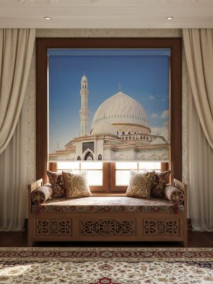 Mosque Roller Blinds With Pelmet