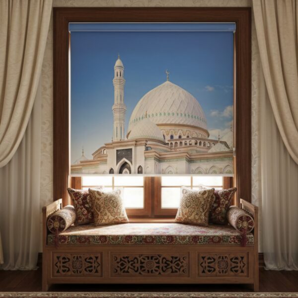 Mosque Roller Blinds With Pelmet