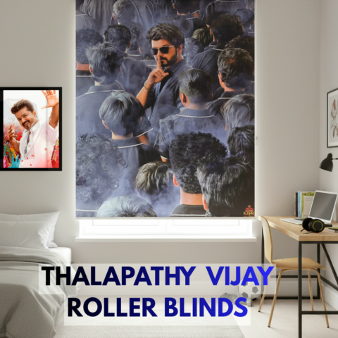 Actor Vijay Roller Blinds With Pelmet