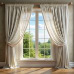 Elegant cotton curtain for a homely touch.